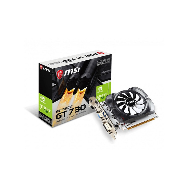Tarjeta de Video MSI Nvidia GT 730 4GB Ddr3 N730-4GD3V2